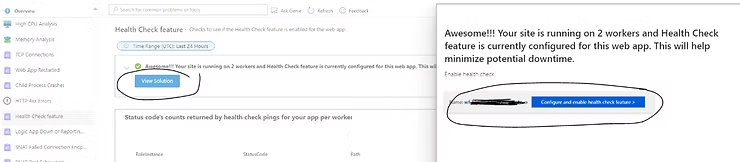This is where the health check feature of Logic Apps standard is hidden!